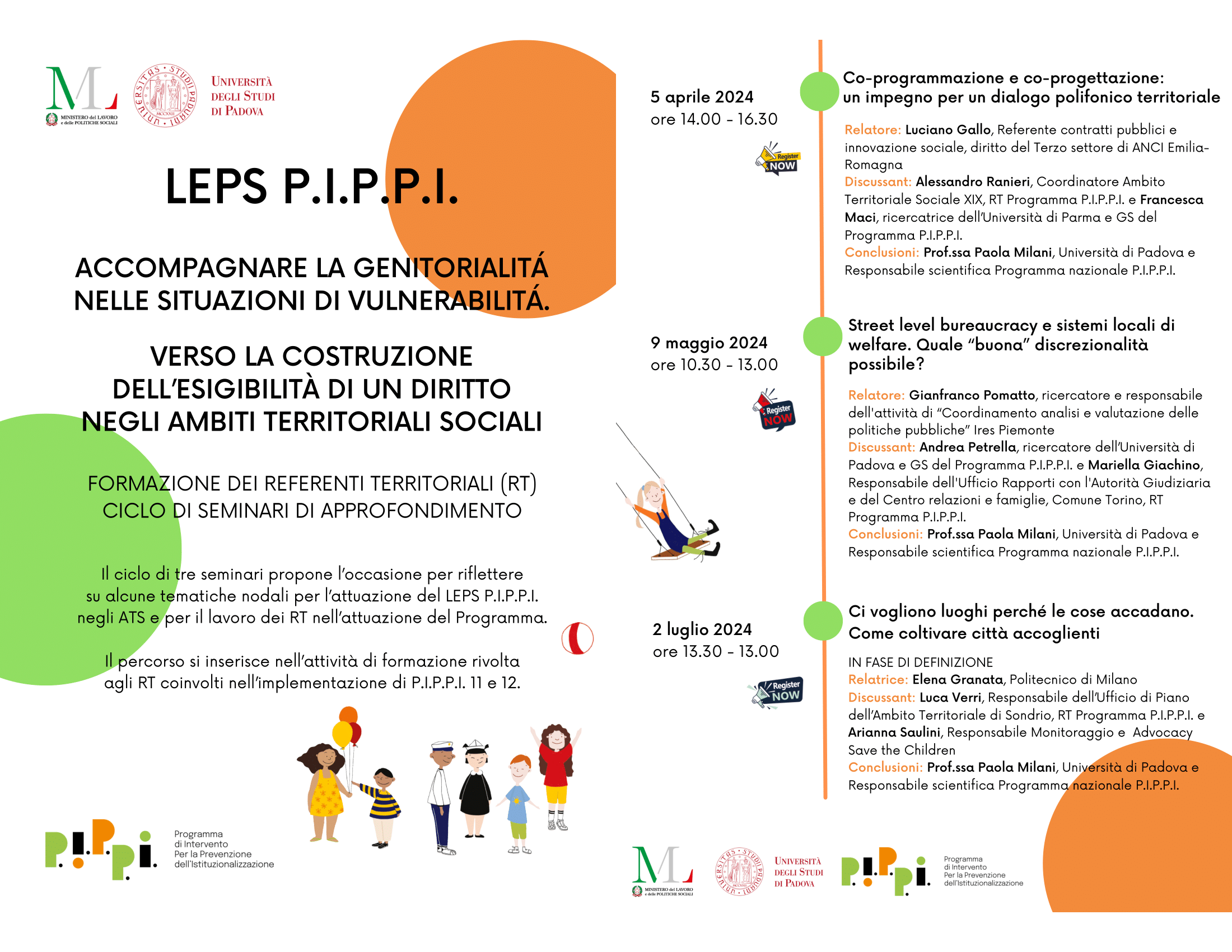 LEPS P.I.P.P.I. ACCOMPAGNARE LA GENITORIALITÁ NELLE SITUAZIONI DI VULNERABILITÁ.