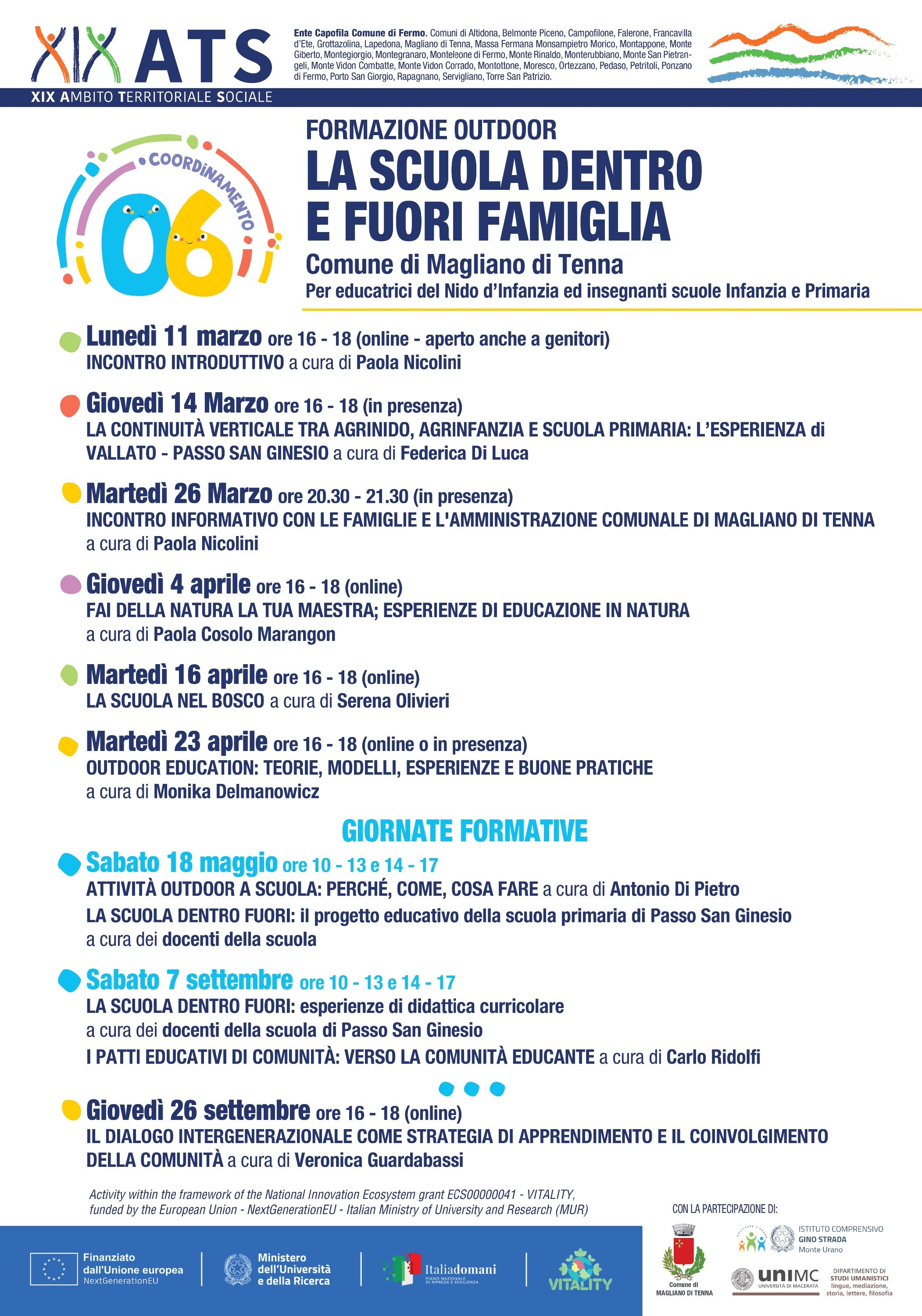 FORMAZIONE OUTDOOR - La scuola dentro e fuori famiglia